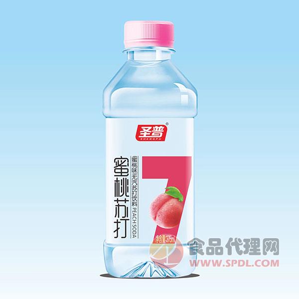 圣普苏打水蜜桃味375ml