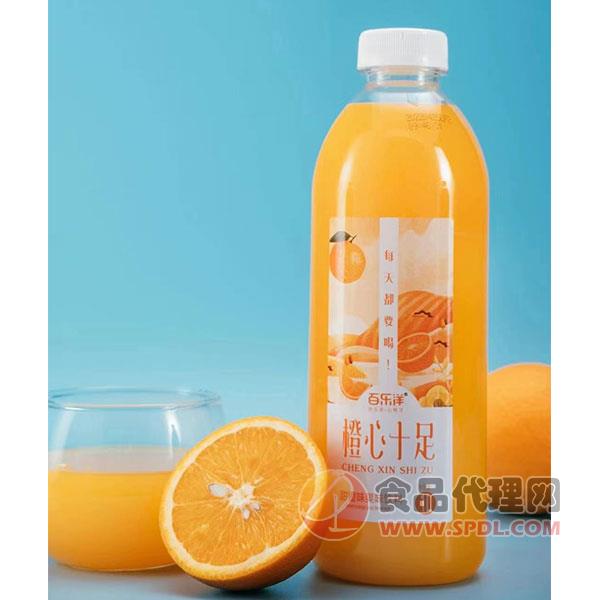 百乐洋甜橙汁饮料1Lx8瓶