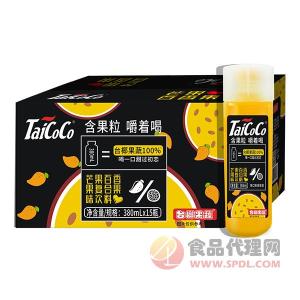 TaiCoCo芒果百香果果味饮料380mlx15瓶