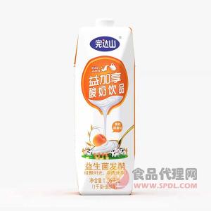 完达山益加享酸奶饮品黄桃燕麦味1.06kg