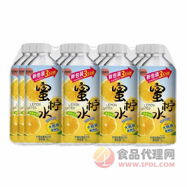 吉潤(rùn)甜檸檬果味飲料1Lx12瓶