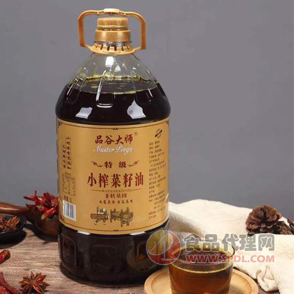 品谷大师小榨菜籽油5L