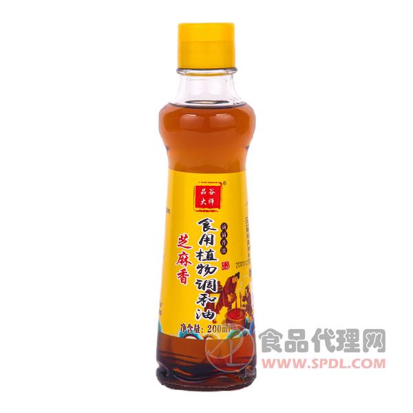 品谷大师食用植物调和油芝麻香200ml