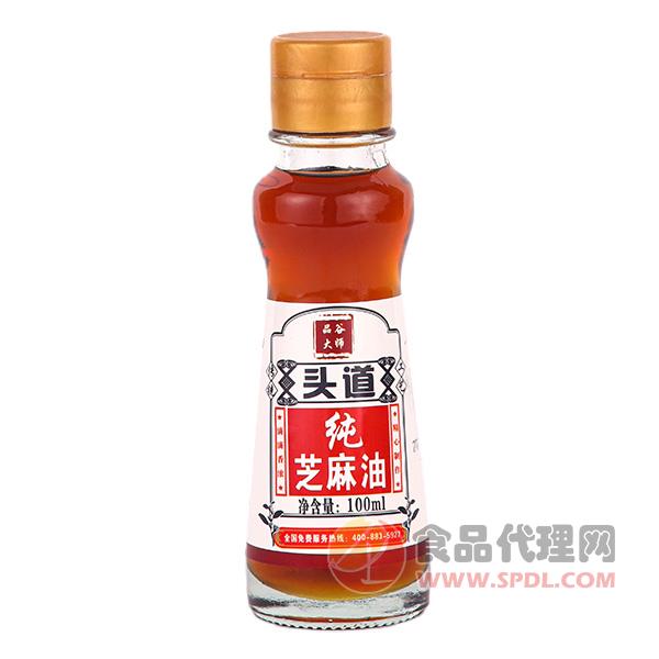 品谷大师头道纯芝麻油100ml