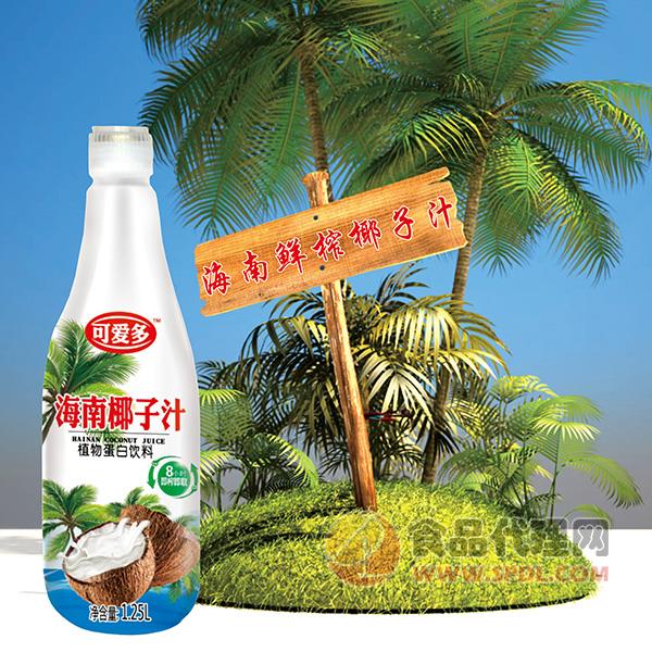 可爱多海南椰子汁饮料1.25L