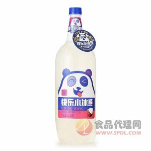快乐小冰熊维C果汁汽水荔枝味1.58L