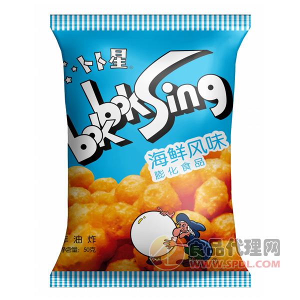 卜卜星海鲜风味膨化食品50g