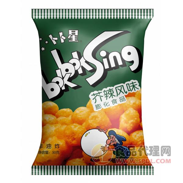 卜卜星芥辣风味膨化食品50g