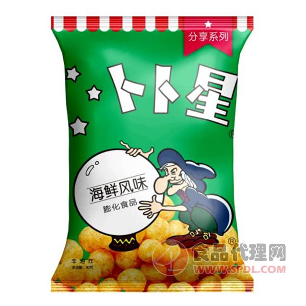 卜卜星海鲜风味膨化食品90g