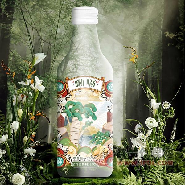 嘞嗝含氣白樺樹汁飲料358ml