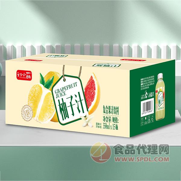 刘小萌柚子汁饮料358mlx15瓶