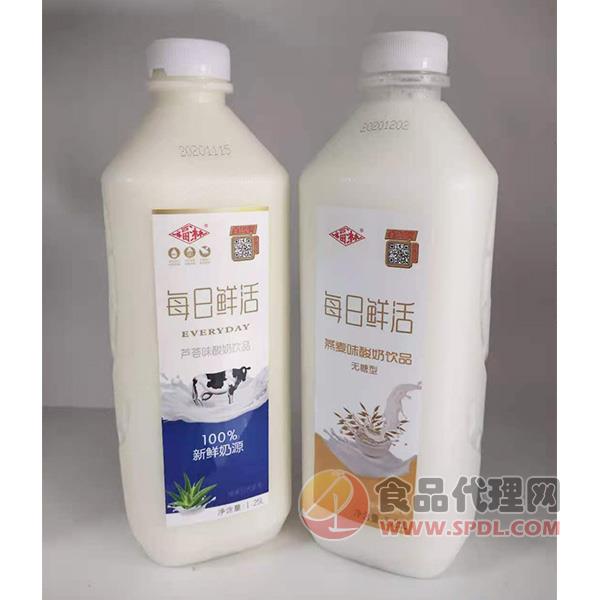 福淋每日鲜活酸奶饮品1.25L