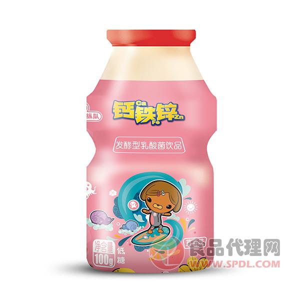 海底小纵队乳酸菌饮品草莓味100g