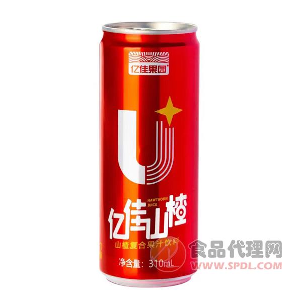 亿佳果园山楂汁饮料310ml