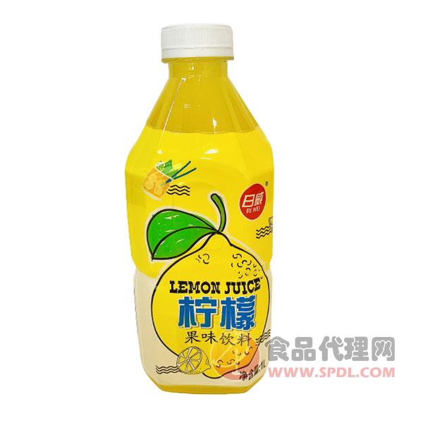 日威柠檬果味饮料1L