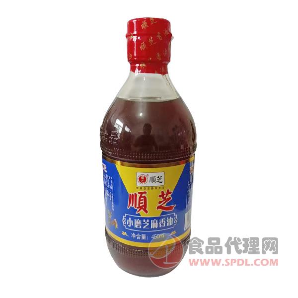 顺芝小磨芝麻香油450ml