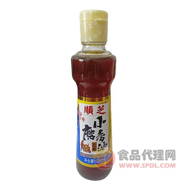 顺芝小磨芝麻香油380ml