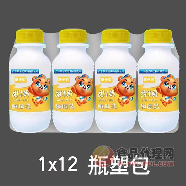 泰子奶甜牛奶香蕉味243mlx12瓶