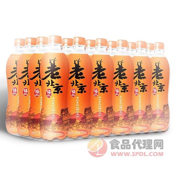 明姑老北京风味橘味汽水500mlx24瓶