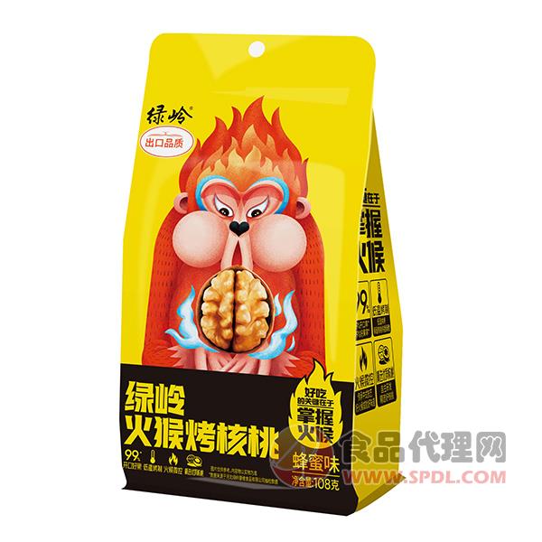 绿岭火猴烤核桃蜂蜜味108g