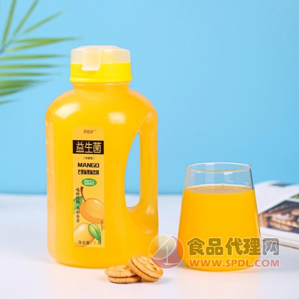 百乐洋益生菌果味饮料芒果味1.5L