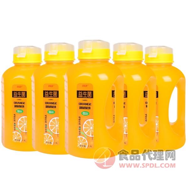 百乐洋益生菌果味饮料甜橙味1.5L
