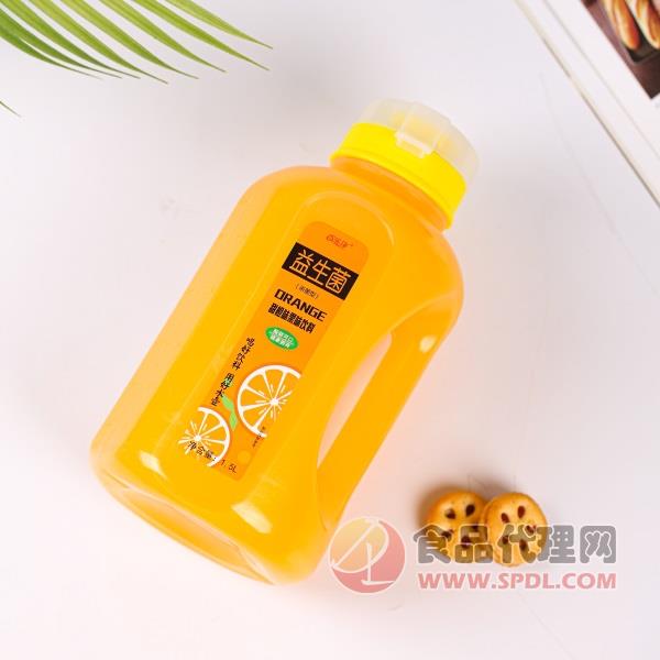 百乐洋益生菌果味饮料甜橙味1.5L