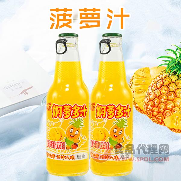 品世婀萝多汁菠萝汁饮料300ml