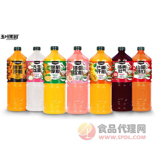 玉川果园7口味组合图1.5L