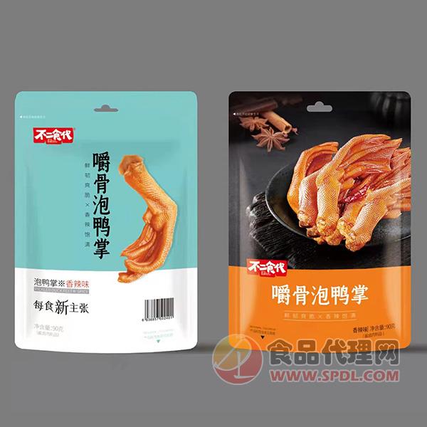 不二食代嚼骨泡鴨掌香辣味90g