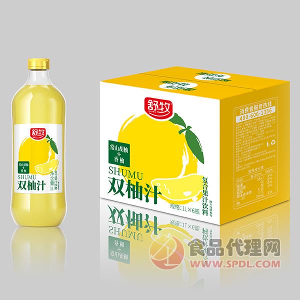 舒牧双柚汁1Lx6瓶