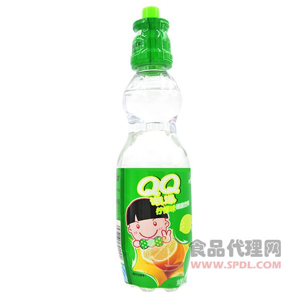 QQ潮爆碳酸饮料柠檬味250ml