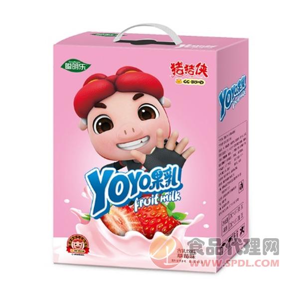 聪明乐YOYO果乳草莓味礼盒