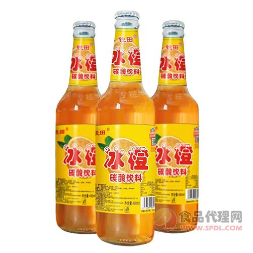 锐田冰橙饮品490ml