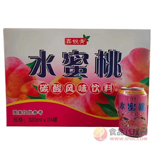 鑫锐青水蜜桃味饮品标箱