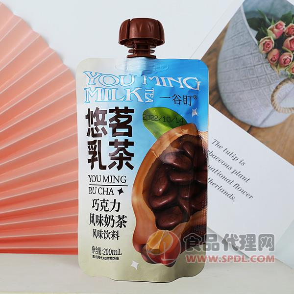 一谷盯巧克力风味奶茶200ml