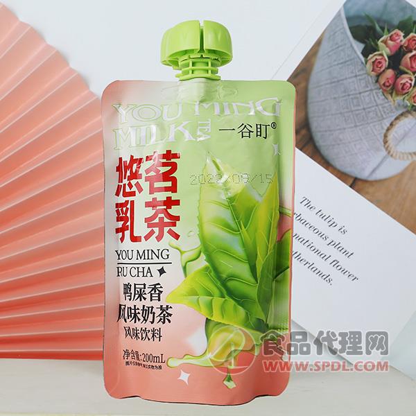 一谷盯鸭屎香风味奶茶200ml