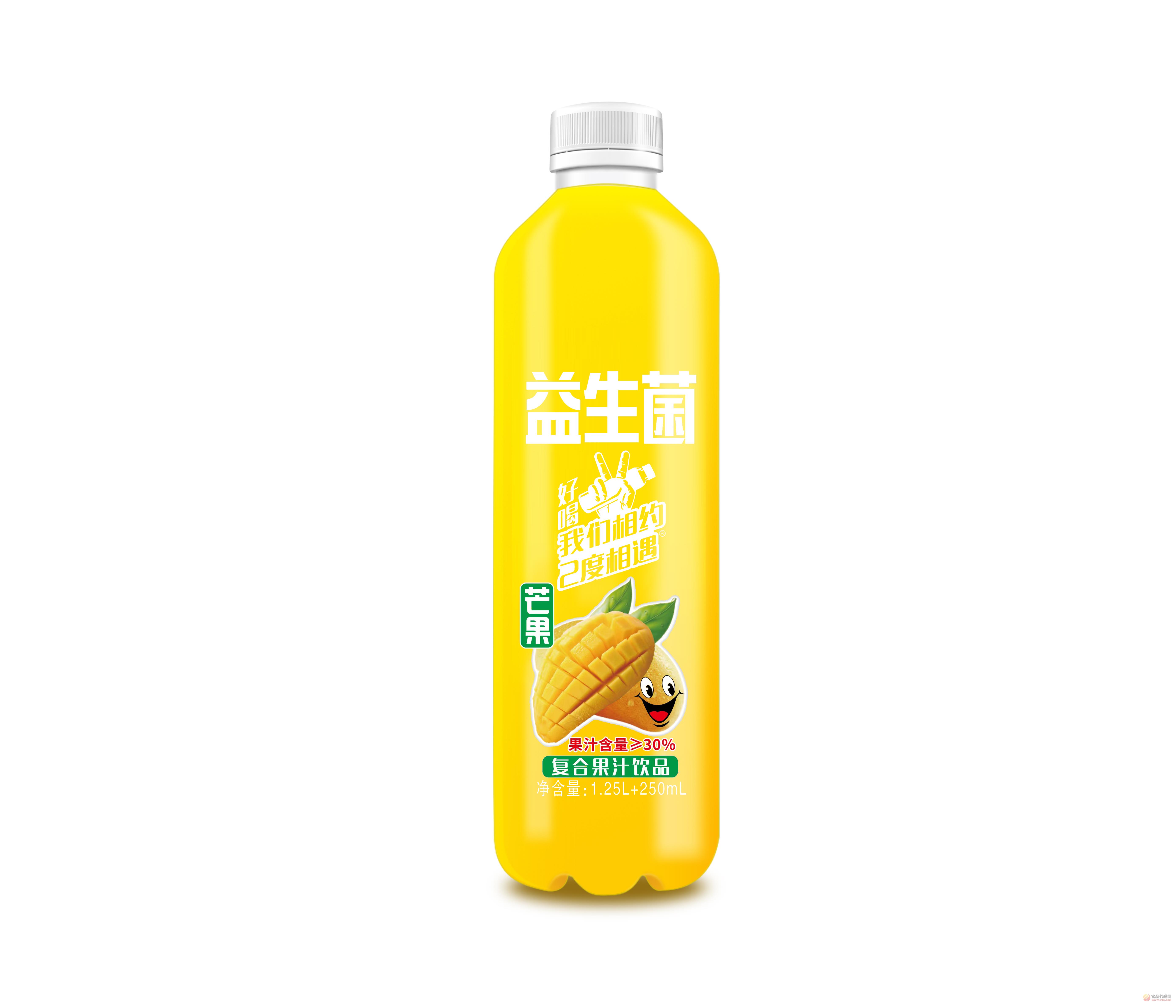 益生菌复合果汁香橙味1.25L+250ml