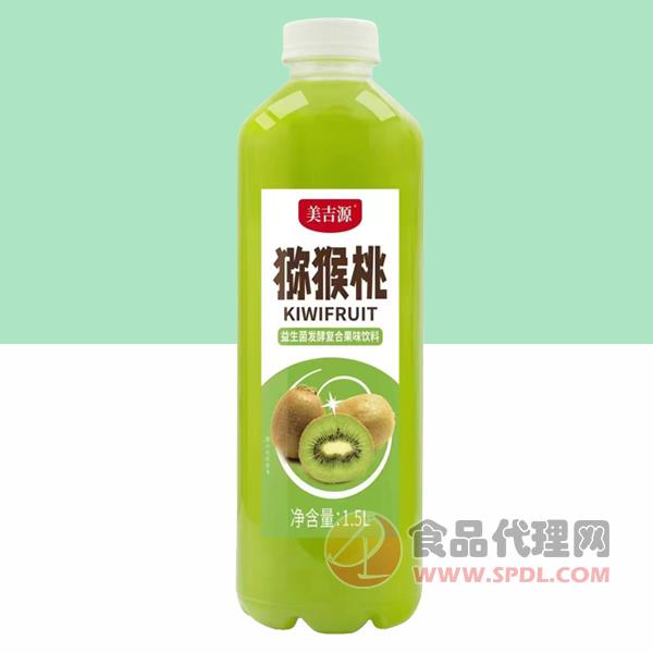 美吉源猕猴桃益生菌发酵复合果味饮料1.5L