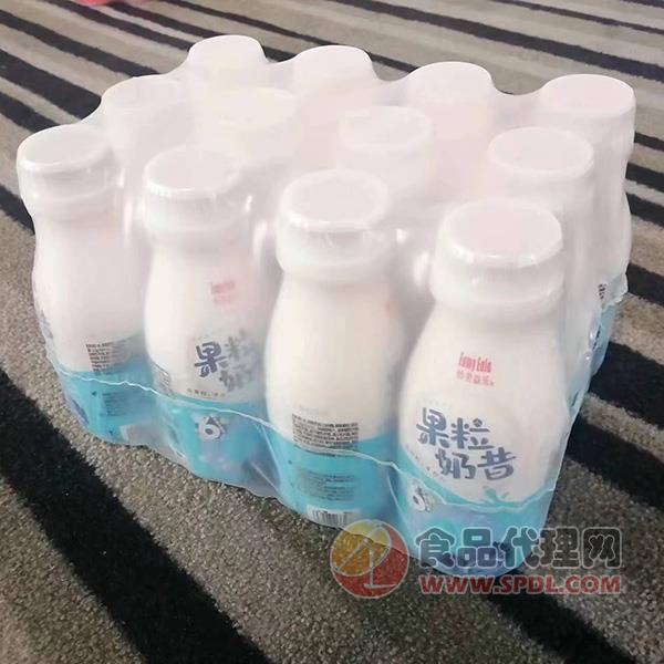 怡美益乐果粒奶昔蓝莓味310mlx12瓶