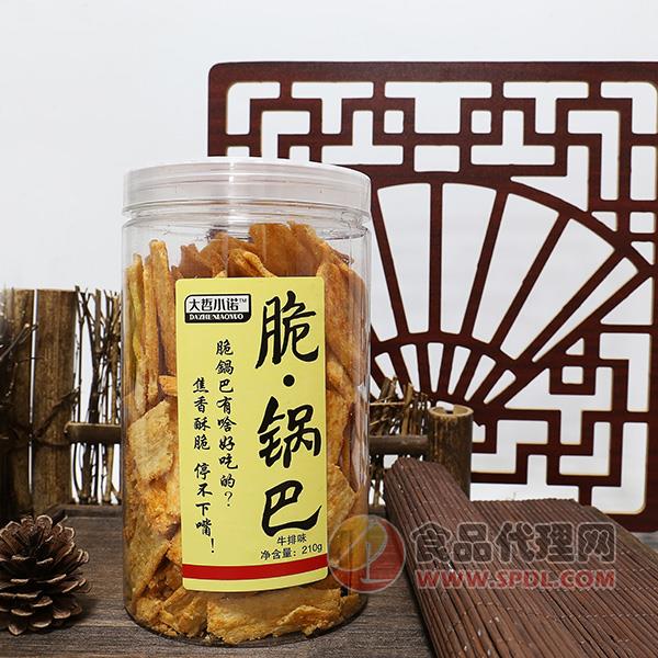 大哲小诺脆锅巴牛排味210g