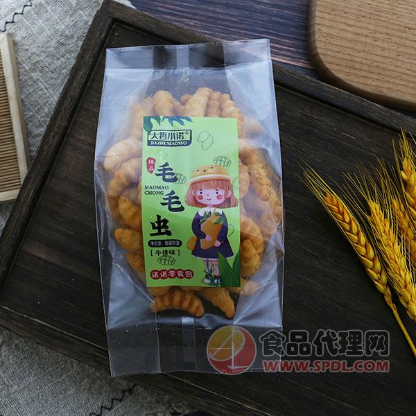 大哲小诺毛毛虫牛排味散称