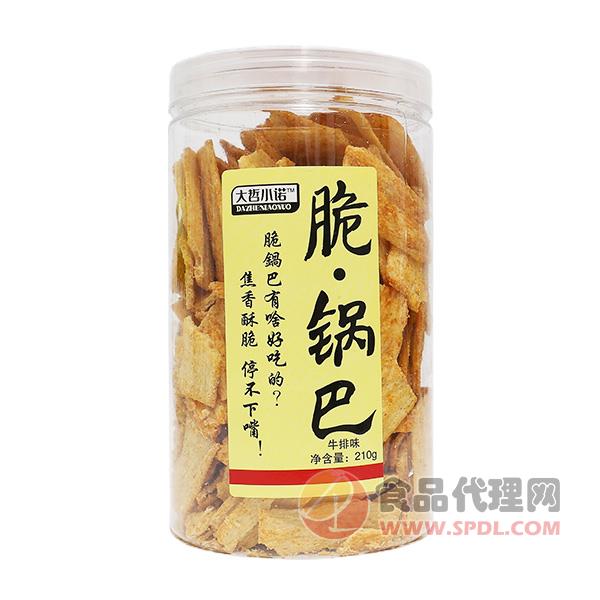 大哲小诺脆锅巴牛排味210g