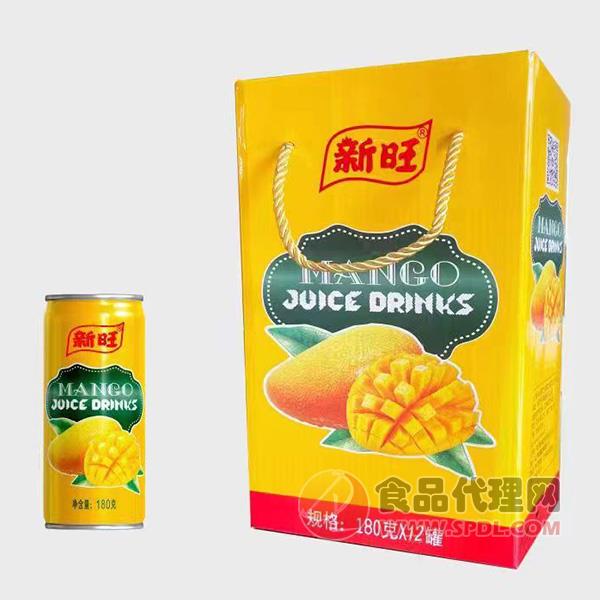 新旺芒果汁饮料180mlx12罐