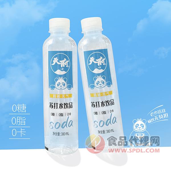 天府苏打水饮品380ml