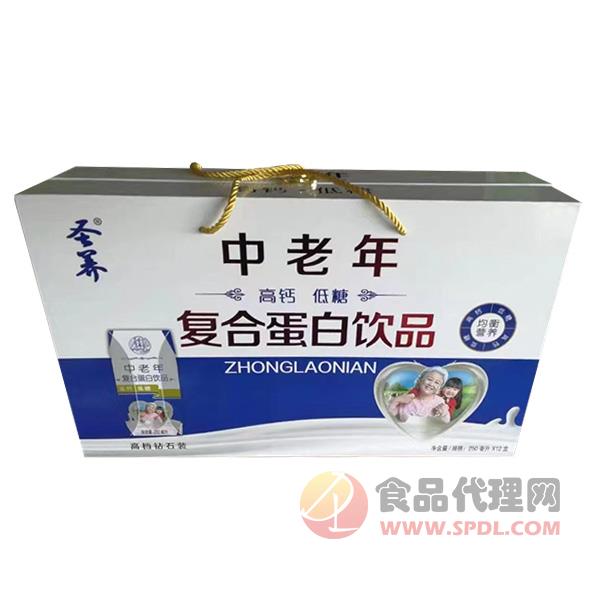 圣养中老年复合蛋白饮品250mlx12盒
