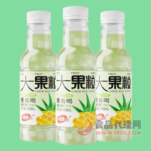 美純果滋大果粒蜂蜜蘆薈汁飲料450ml