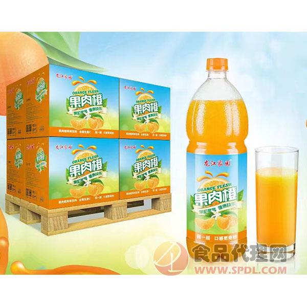 龙江家园果肉橙汁饮料箱装