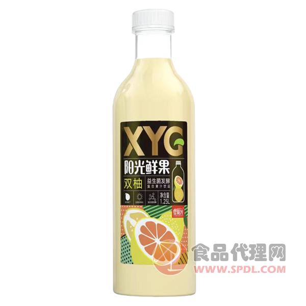 阳光鲜果双柚复合果汁饮料1.25L