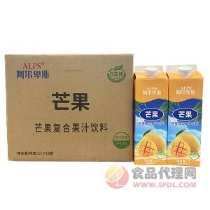 阿爾卑斯芒果復合果汁1Lx12盒